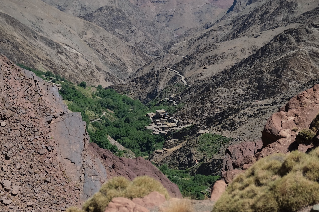 Mgoun peak and Tessaoute valley