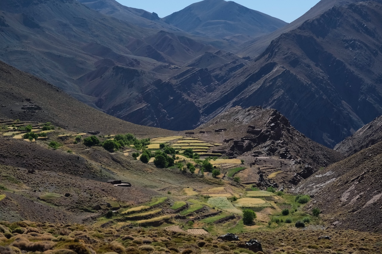 Mgoun peak and Tessaoute valley