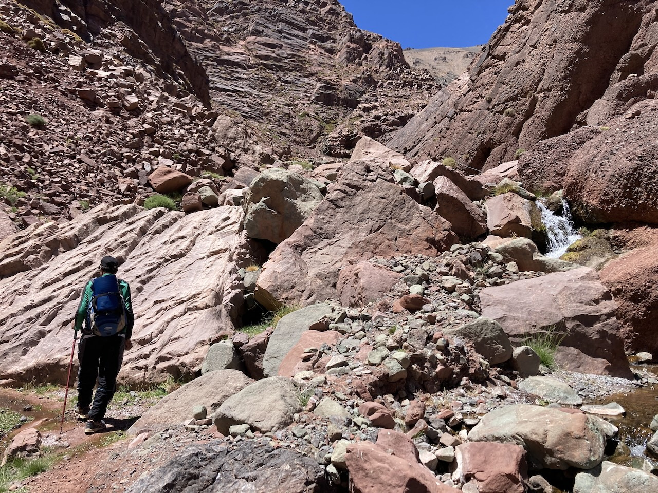 Mgoun peak and Tessaoute valley