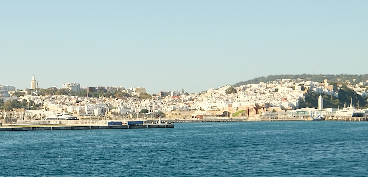 Tangier view from the ferry