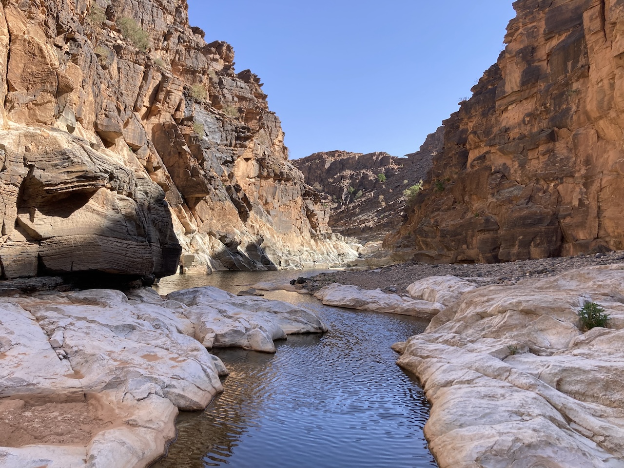 Amtoudi gorges and natural pools